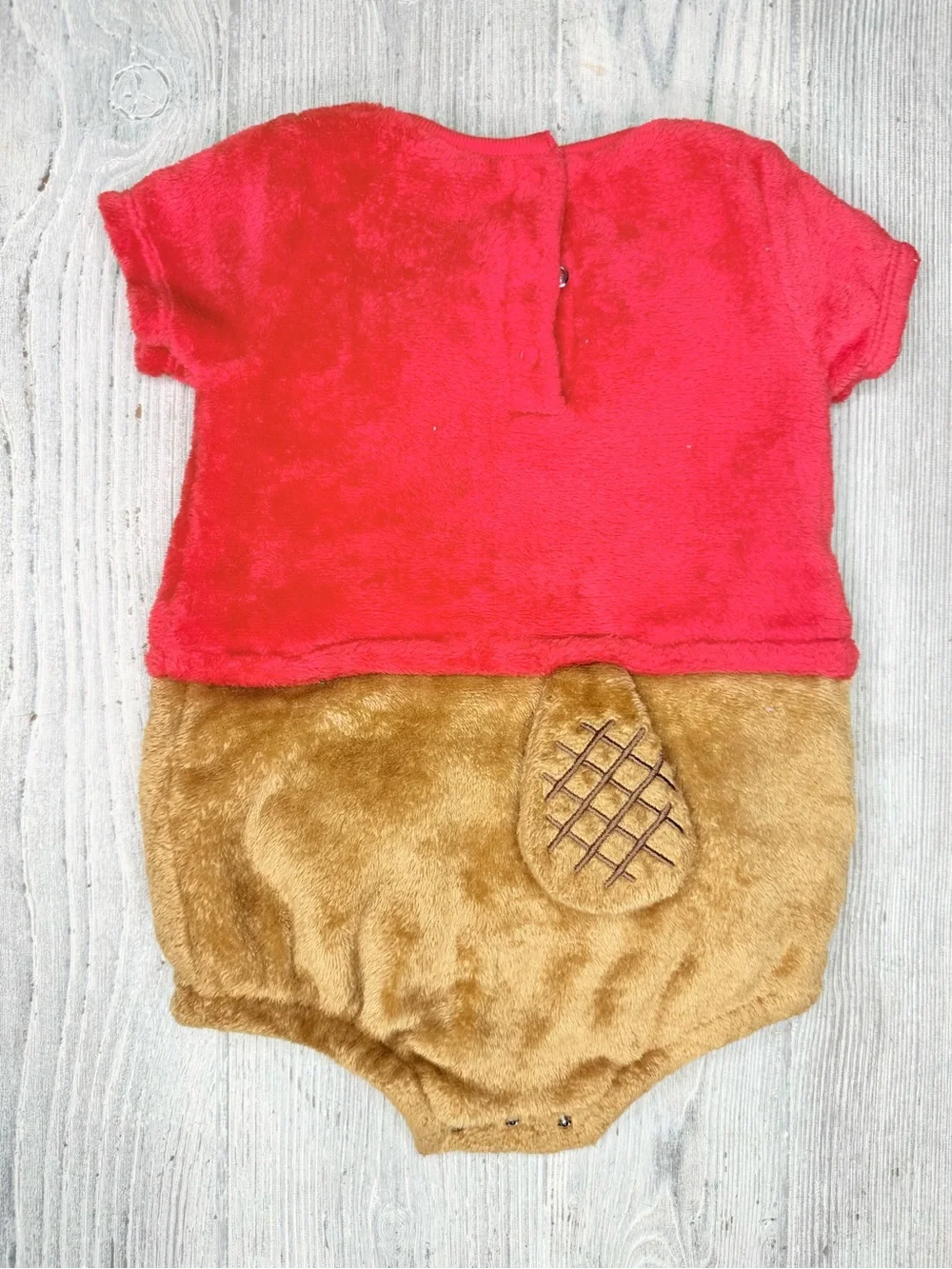 Buc-ee’s beaver one piece Halloween costume cosplay dress up jumper 12m no hat